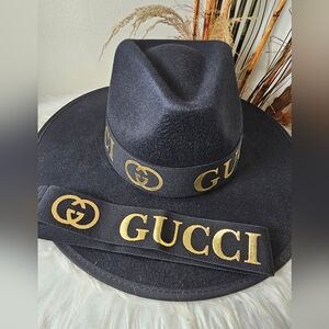 Wide Brim XL Fedora with band accessory